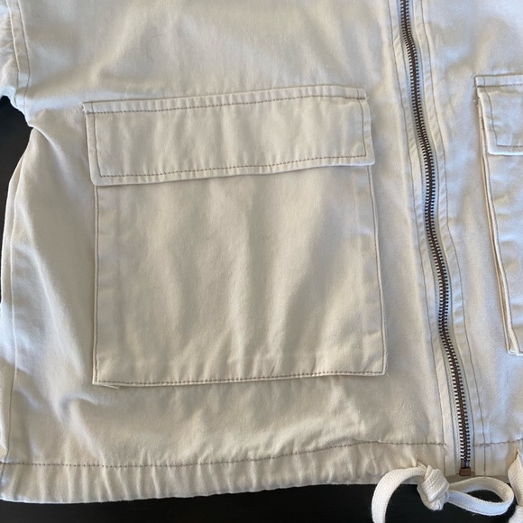 Women’s Cream Cropped Jacket by Mine. Size M. - Picture 7 of 9